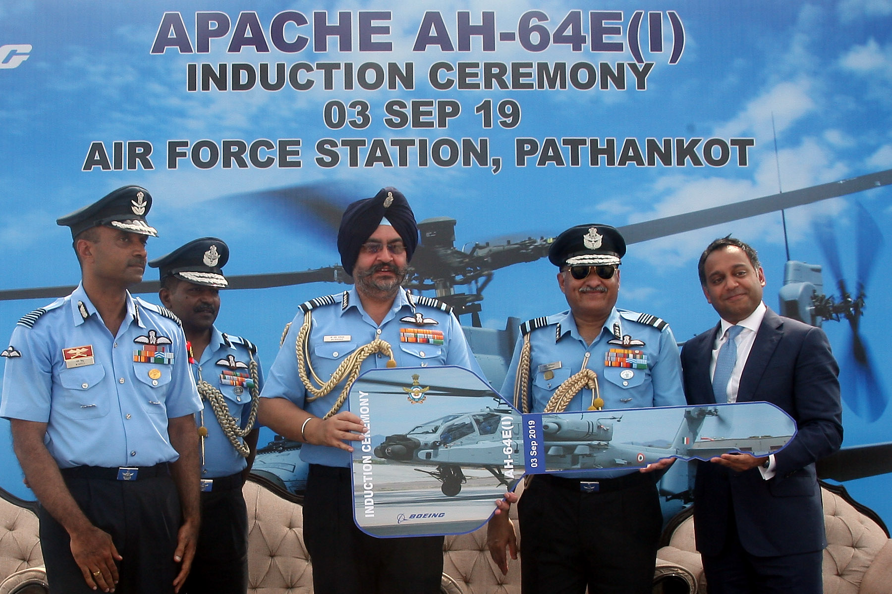 IAF inducts AH-64 E Apache attack helicopters